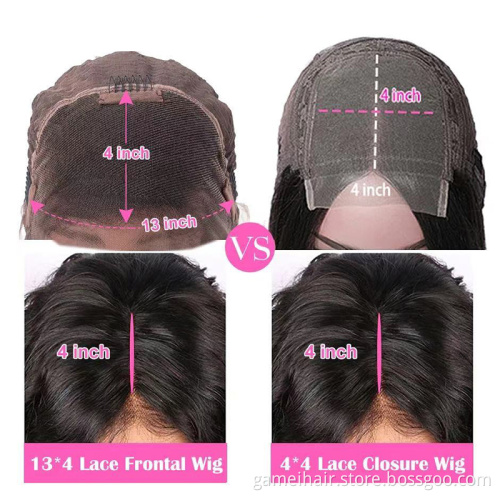 Raw Brazilian Virgin Hair Hd Full Lace Frontal Deep Wave Bob Wig Vendor Wholesale Swiss Transparent Lace Front Human Hair Wig